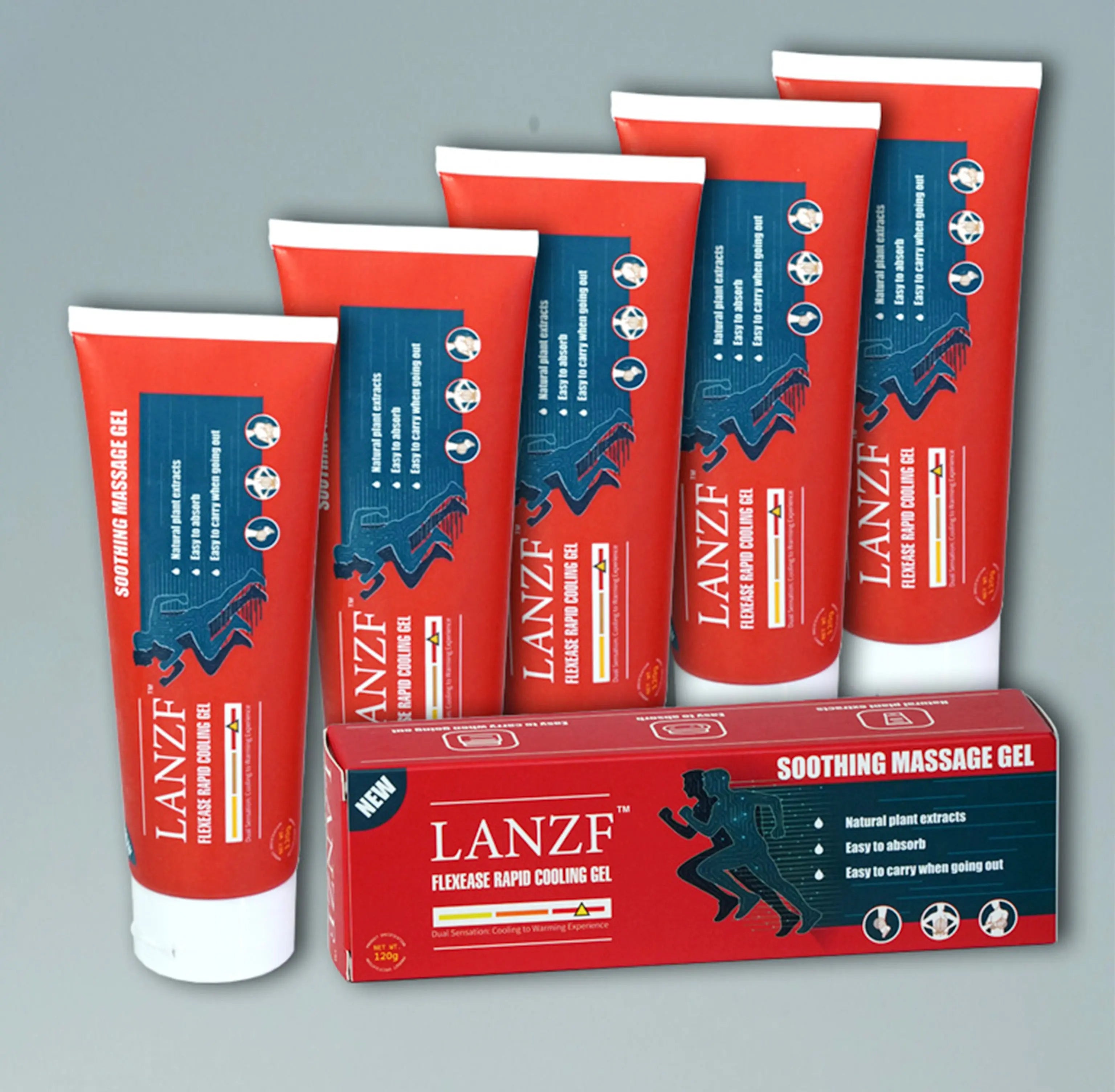 Soothing Massage Gel LANZF-5pc